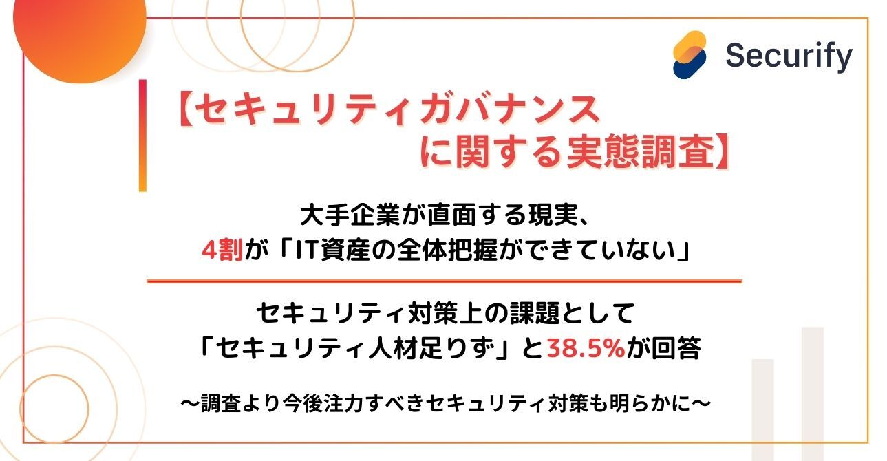 大手企業における セキュリティガバナンスに関する実態調査 大手企業における セキュリティガバナンスに関する実態調査